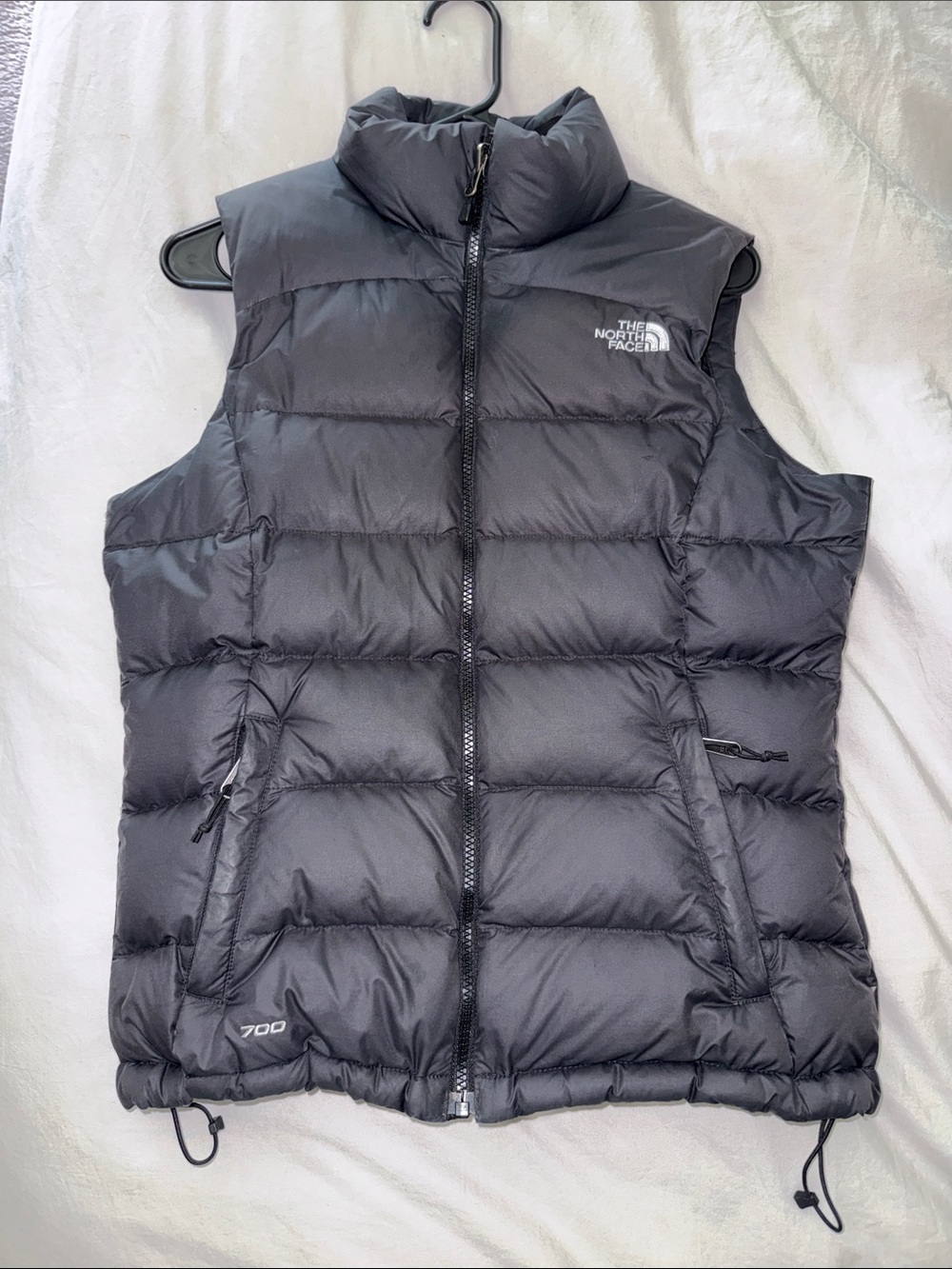 The North Face Black Quilted 700 Down Vest